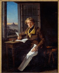 صورة للمؤلف الموسيقي فيكتور ريفوس (1798-1838) لوحة جوزيف كورت (1797-1865) 1822 صن. 0،46x0،37 م روان ، متحف الفنون الجميلة بواسطة جوزيف ديزاير كورت
