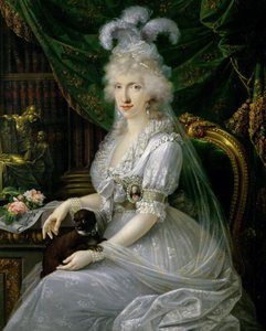 الأميرة لويزا ماريا من نابولي وصقلية 1773-1802 ، 1797 بواسطة جوزيف دورفميستر