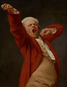 بورتريه ذاتي، التثاؤب، بقلم 1783 (زيت على قماش)