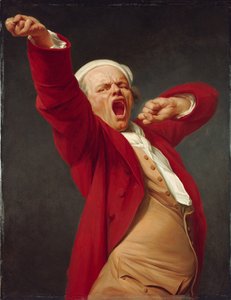 بورتريه ذاتي ، تثاؤب ، كاليفورنيا. 1783