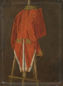 دراسة لغطاء يخص جون فاين (1784-1859) إيرل ويستمورلاند الحادي عشر (زيت على لوح) بواسطة جوزيف إدغار بوهم