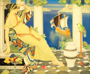 أريادن في ناكسوس ، 1925. بواسطة جوزيف إدوارد سوثال