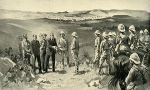 "الاستسلام الرسمي لبلومفونتين" ، 1900. بواسطة جوزيف فينيمور