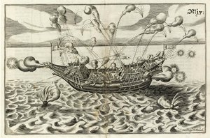 رسم توضيحي من Naval Architecture von J. Furttenbach بواسطة جوزيف فورتنباخ