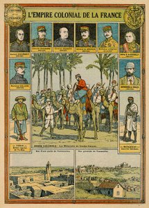 الإمبراطورية الاستعمارية الفرنسية، أواخر القرن التاسع عشر - أوائل القرن العشرين (ليثو ملون) بواسطة جوزيف جيرارد