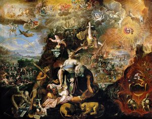 الباروك: Allegory (Apocalypse) par Heintz ، جوزيف ، الأصغر (حوالي 1600 - بعد 1674)
