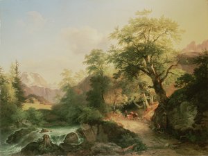 غابة بالقرب من فيينا ، 1852