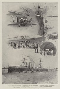 سفينة HMS الرهيبة ، 14220 طنًا ، أكبر طراد في العالم ، تستعد للحرب