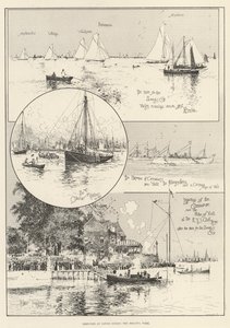 اسكتشات في Cowes خلال أسبوع Regatta