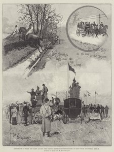أمير ويلز والحفلة في نادي West Norfolk Hunt Club Steeplechases ، في East Winch ، يوم الاثنين 9 أبريل