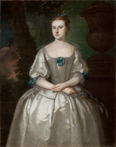 صورة لهانا بابكوك بورز ، 1759 (انظر 183416 للزوج) بواسطة جوزيف جوناثان بلاكبيرن