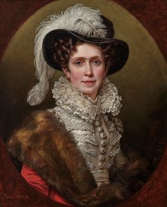 كارولين من بادن 1776-1841 ، ملكة بافاريا ، 1823. بواسطة جوزيف كارل ستيلر