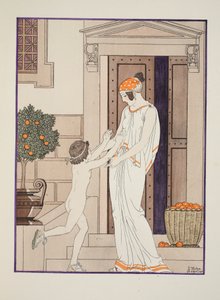فرحة الطفولة ، رسم توضيحي من "أعمال أبقراط" ، 1934 بواسطة جوزيف كون ريجنير