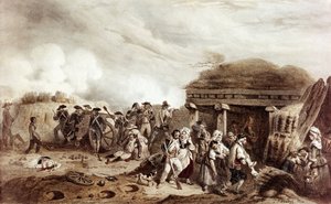 معركة باستان تتعارض مع الفرنسيين بقيادة الجنرال مونسي ضد الإسبان. وقعت المواجهة في وادي بستان في 24 تموز / يوليو بواسطة جوزيف لويس هيبوليت بيلانج