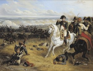 نابليون في معركة واغرام (5-6 يوليو 1809) - بقلم بيلانج ، هيبوليت (1800-1866)