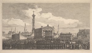 حفل تدشين عمود يوليو 1840 ، 1840. بواسطة جوزيف لويس تريموليه