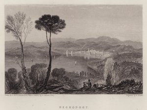 Negropont (لون ليثو) بواسطة جوزيف مالورد ويليام (بعد) تورنر