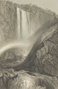 شلال تيرني ، c.1820 بواسطة جوزيف مالورد وليام تورنر