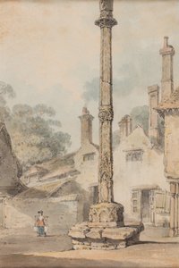 الصليب الريفي، حوالي عام 1850 (بالألوان المائية على ورق) بواسطة جوزيف مالورد وليام تورنر
