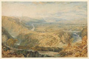 كروك لون ، يتطلع نحو قلعة هورنبي ، 1816-1818 حوالي بواسطة جوزيف مالورد وليام تورنر