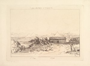 الطاعون الخامس في مصر ليبر ستوديوروم ، الجزء الثالث ، لوحة 16 ، 1808. بواسطة جوزيف مالورد وليام تورنر