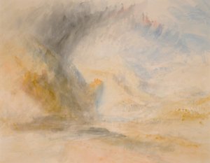 سفح القديس جوثارد ، حوالي عام 1842 (ألوان مائية على ورق) بواسطة جوزيف مالورد وليام تورنر