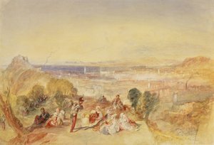 جنوة ، إيطاليا ، حوالي 1851 (ألوان مائية على ورق) بواسطة جوزيف مالورد وليام تورنر