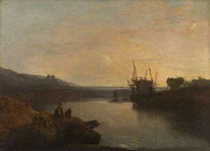 قلعة Harlech ، من Tygwyn Ferry ، Summer