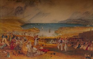 بليموث ، ديفونشاير ، c1830 بواسطة جوزيف مالورد وليام تورنر