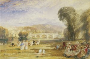 ريتشموند هيل آند بريدج ، ساري ، حوالي عام 1831 (ألوان مائية على ورق) بواسطة جوزيف مالورد وليام تورنر