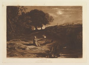 Rispah ، كتاب صموئيل الثاني ، الفصل 21 Liber Studiorum ، الجزء التاسع ، اللوحة 46 ، 23 أبريل 1812. بواسطة جوزيف مالورد وليام تورنر
