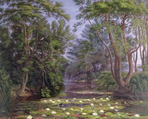 Waterlilies نهر شيرويل ، 1851 بواسطة جوزيف مالورد وليام تورنر