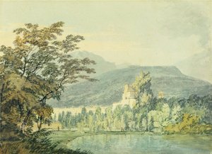 فيلا السير ويليام هاميلتون ، c.1795 (مرحاض فوق قلم رصاص على ورق) بواسطة جوزيف مالورد وليام تورنر