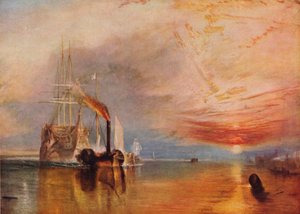 القتال Temeraire ، 1839. بواسطة جوزيف مالورد وليام تورنر