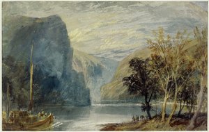صخرة لوريلي ، 1817 بواسطة جوزيف مالورد وليام تورنر