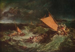 حطام السفينة ، c1805 بواسطة جوزيف مالورد وليام تورنر
