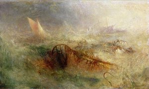 العاصفة، حوالي 1840-1845 (زيت على قماش) بواسطة جوزيف مالورد وليام تورنر