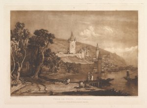 فيل دي ثون ، غرفة الدراسة الليبرالية السويسرية ، الجزء الثاني عشر ، اللوحة 59 ، 1 يناير 1816. بواسطة جوزيف مالورد وليام تورنر