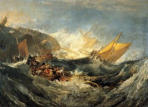 حطام سفينة نقل، حوالي عام 1810 (زيت على قماش) بواسطة جوزيف مالورد وليام تورنر