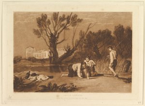 دراسات كتاب صغار الصغار ، الجزء 7 ، اللوحة 32 ، 1 يونيو 1811. بواسطة جوزيف مالورد وليام تورنر