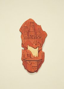 Back of the Seal of Matthew Parker, Archbishop of Canterbury, to Will of Thomas Alyce, Merchant بواسطة جوزيف مانينغ