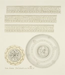 Details of Mazer Bowl and Tazza (watercolor on paper) بواسطة جوزيف مانينغ