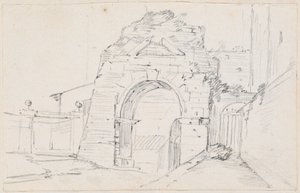 قوس Drusus بالقرب من طريق Appian بواسطة جوزيف ماري فين