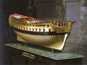 إتش إم إس رويال أوك ، 1773-75 بواسطة جوزيف مارشال