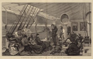 Homeward Bound ، رسم تخطيطي على متن سفينة هندية