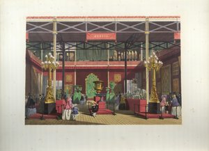 داخل المعرض الروسي خلال المعرض الكبير عام 1851 بواسطة جوزيف ناش