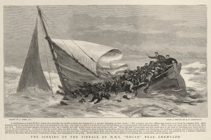 غرق Pinnace من HMS Edgar قرب Chemulpo بواسطة جوزيف ناش