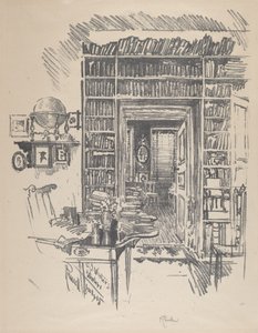 غرفة الكتاب في Dr. Wister's بواسطة جوزيف بينيل