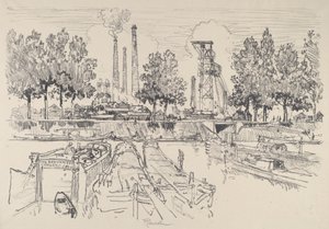 مناجم الفحم ، مونسو ، فرنسا ، 1911. بواسطة جوزيف بينيل