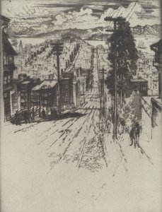 Down and Up the Hills to the Bay ، سان فرانسيسكو ، 1912. بواسطة جوزيف بينيل